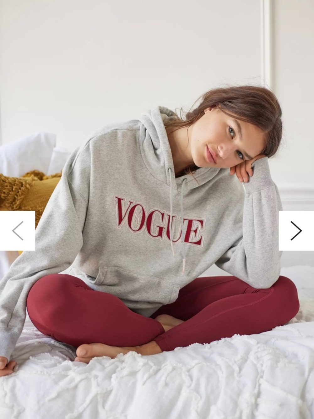 Puma Grey Hoodie with Burgundy Logo